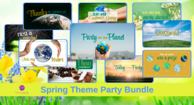 Spring Facebook Theme Party Bundle