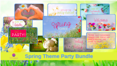 Spring Facebook Theme Party Bundle